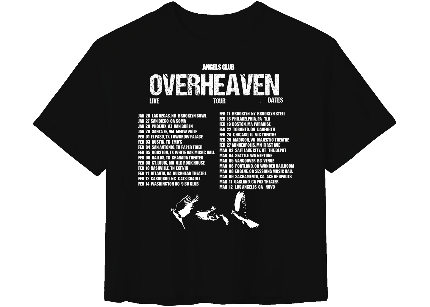Reverse Tour T-shirt